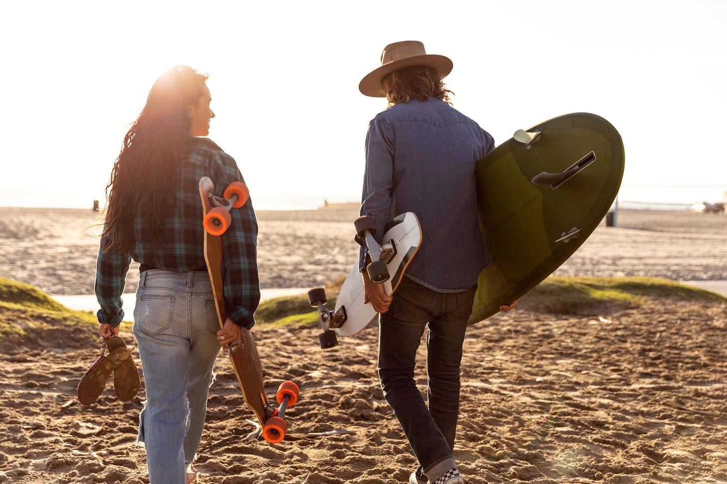 Cool couple in Venice Beach - California