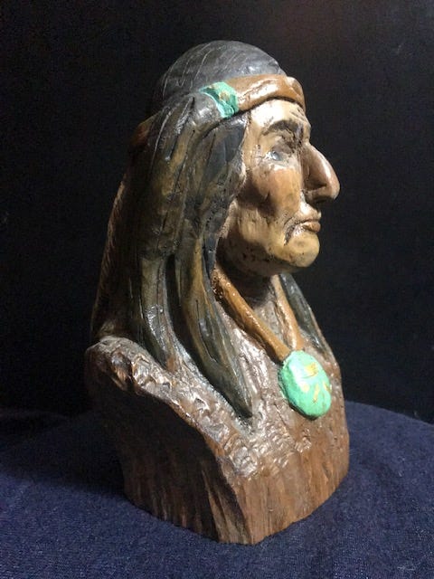 Indian bust - janet wolfinger