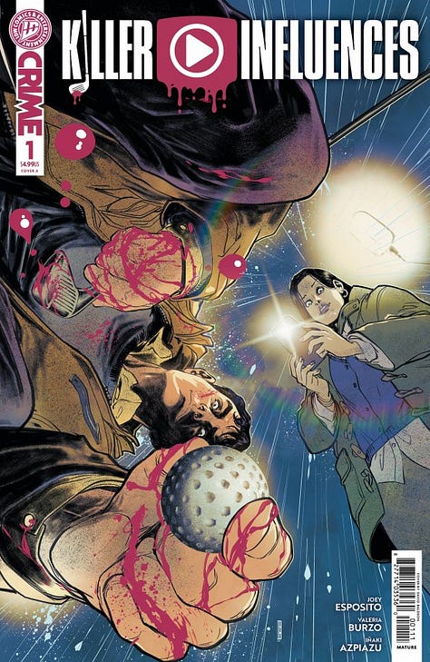 Cover art for the issues discussed in the article.