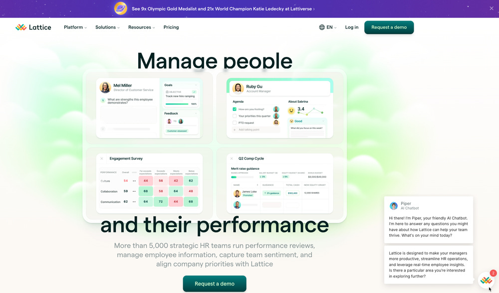 Ferramenta para RH baseada em IA: Lattice Ferramenta para RH baseada em IA: Lattice