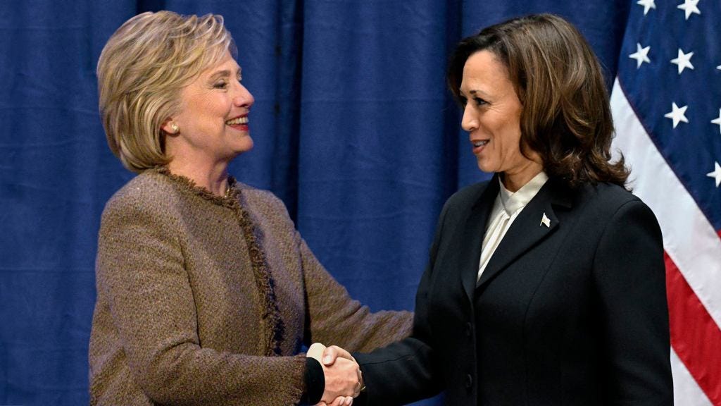 Really, Really, Really Happy For You, Kamala,' Says Hillary Clinton, Not  Letting Go Of Handshake - The Onion