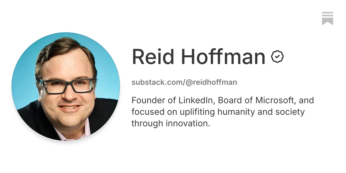 Reid Hoffman | Substack