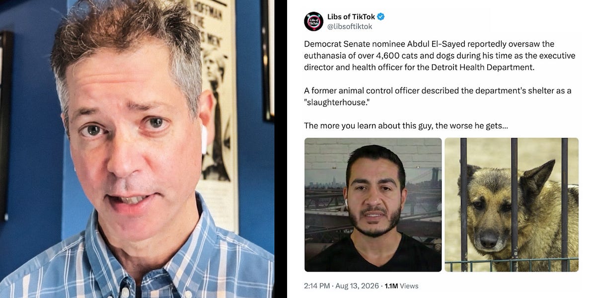 Debunking MAGA's Outrageous Puppy-Killer Smear Against Abdul El-Sayed