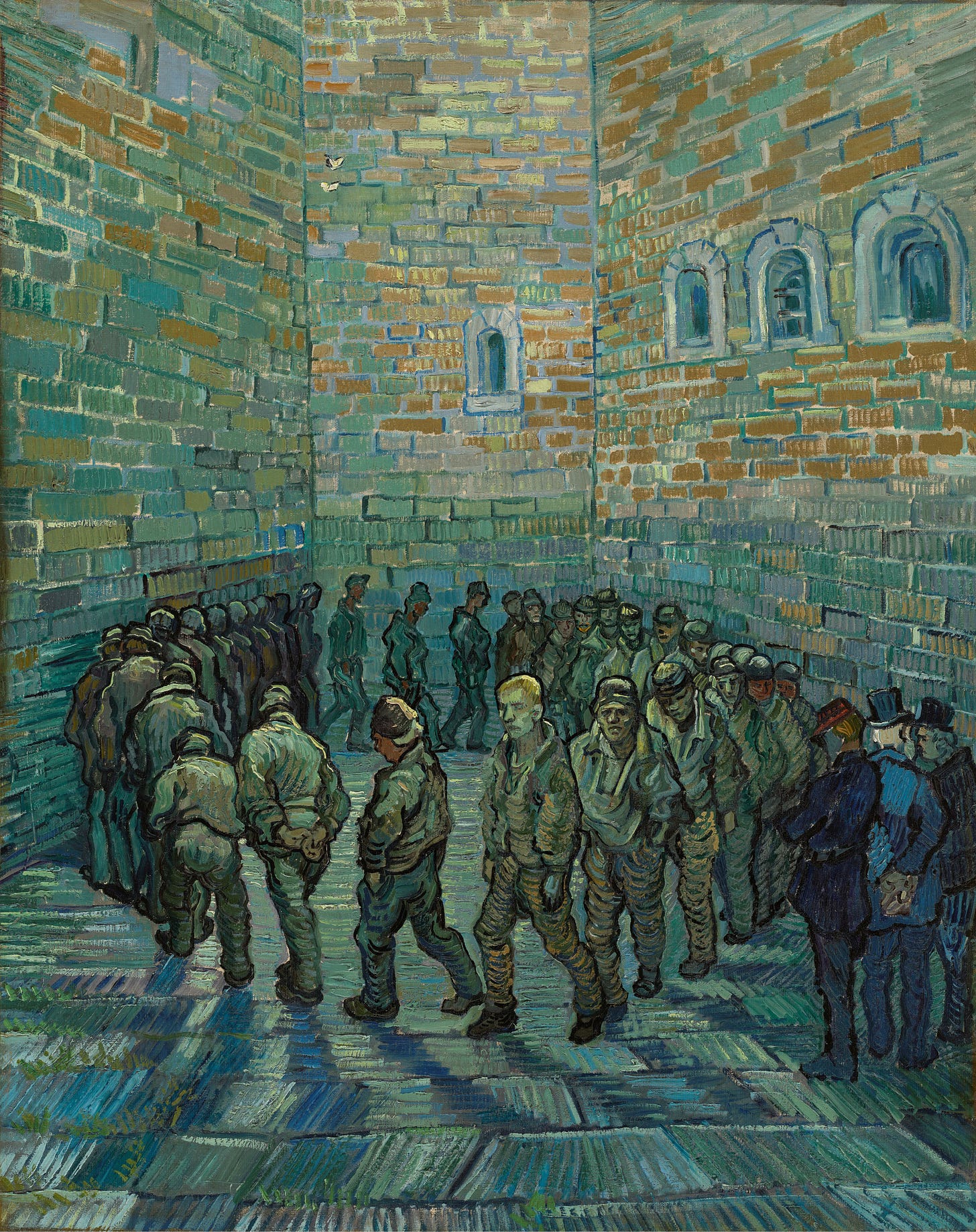A Ronda dos Prisioneiros de Vincent van Gogh (1890)