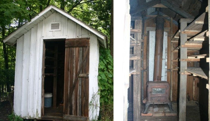 Fruit drying shed, DeLano Farms, Kalamazoo Nature Center Fruit drying shed, DeLano Farms, Kalamazoo Nature Center