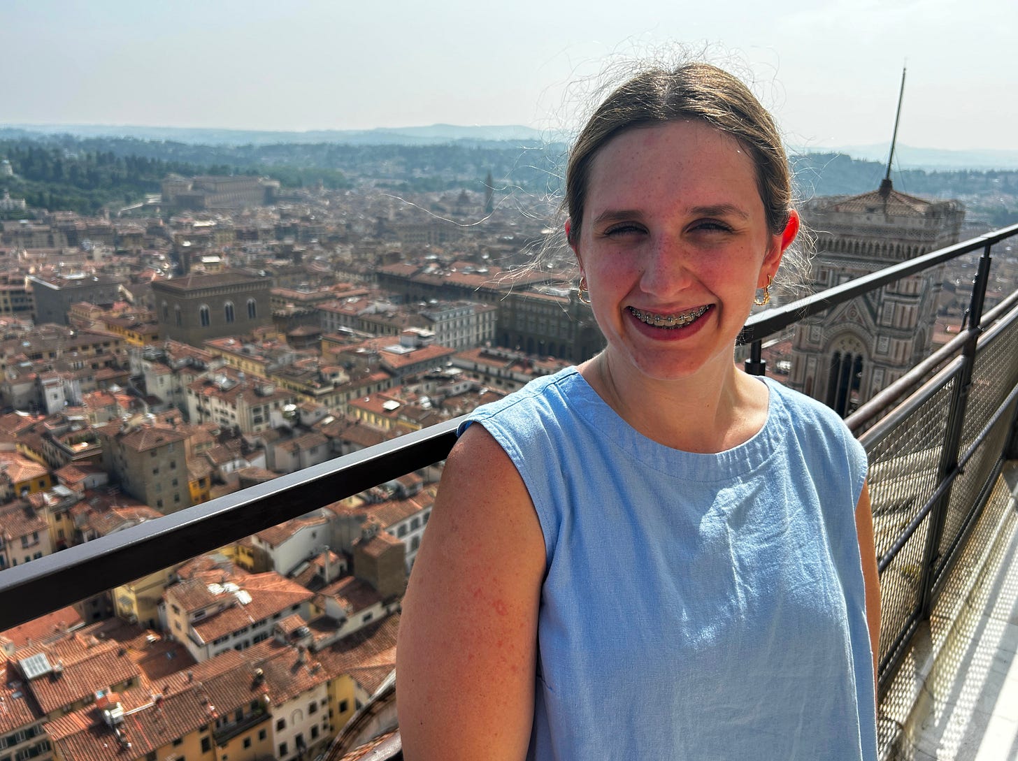 Maleah Byant in Firenze, Italy