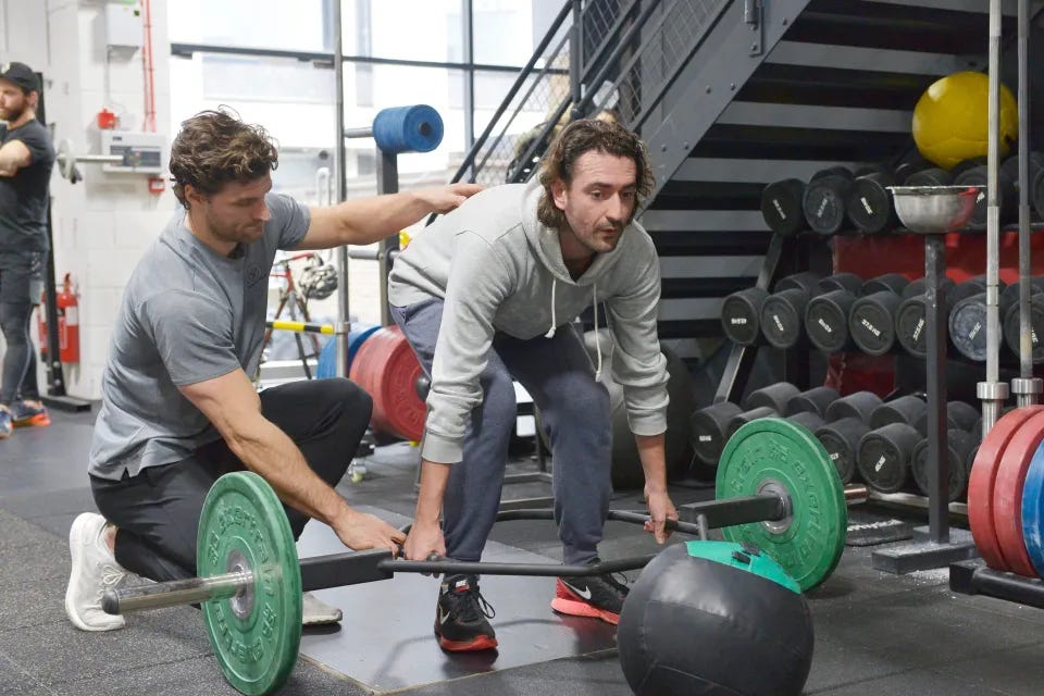 How to train like a Premier League Footballer: SunSport man gets put through his paces by ex Crystal Palace strength coach and conditioning coach Sam Pepys How to train like a Premier League Footballer: SunSport man gets put through his paces by ex Crystal Palace strength coach and conditioning coach Sam Pepys