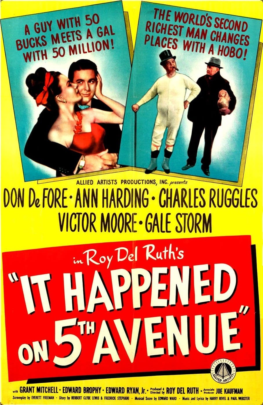 It Happened on Fifth Avenue (1947) - IMDb