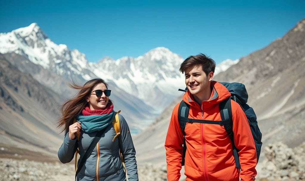 we planned to move further on our trek to the interiors of Lahaul together.