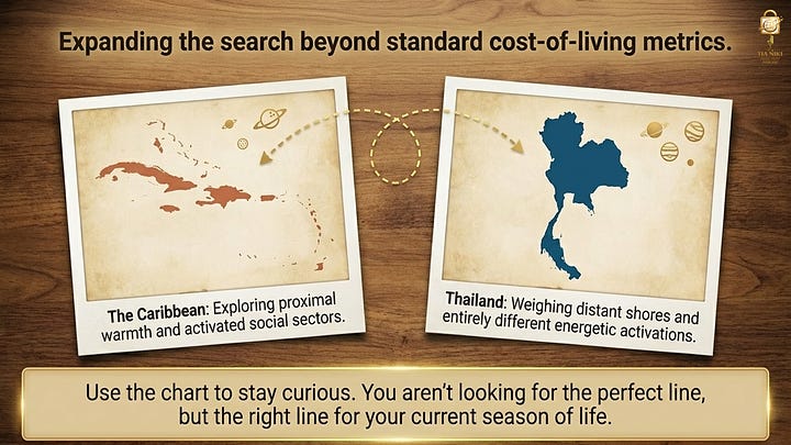 Astro cartography Mapping Your Soul to the Stars and Soil