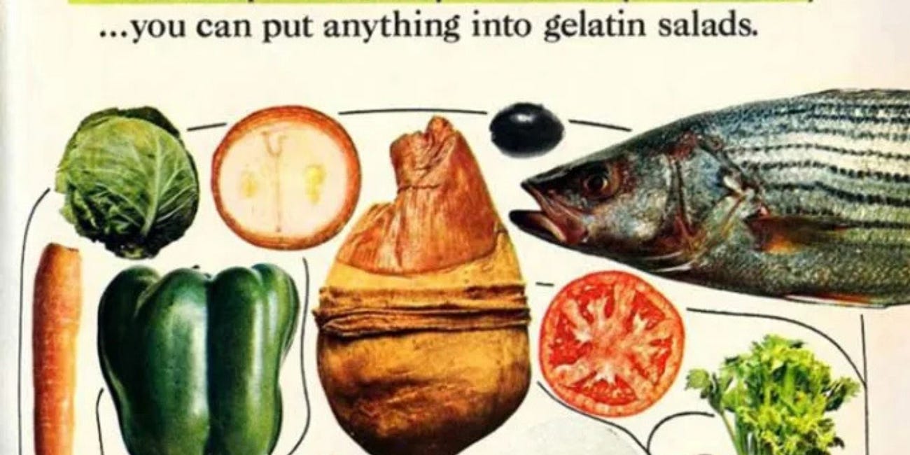 Savory Jell-O Salad Aestheticism 