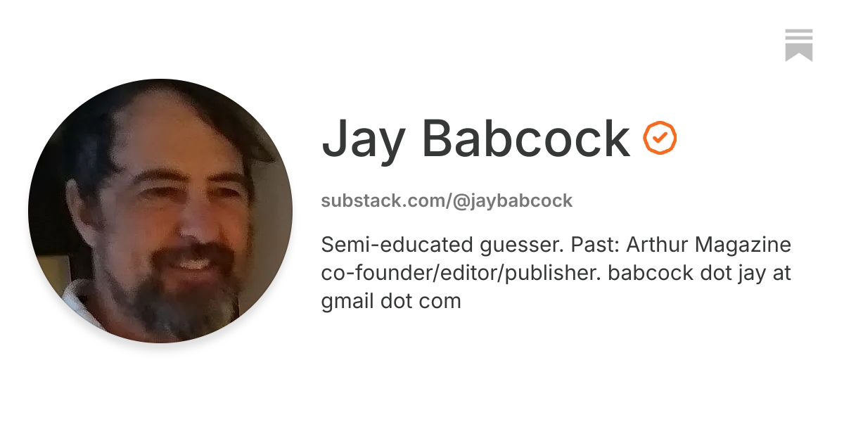 Jay Babcock | Substack