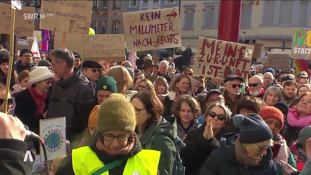 Demos gegen Rechtsextremismus in Lörrach und Heidelberg