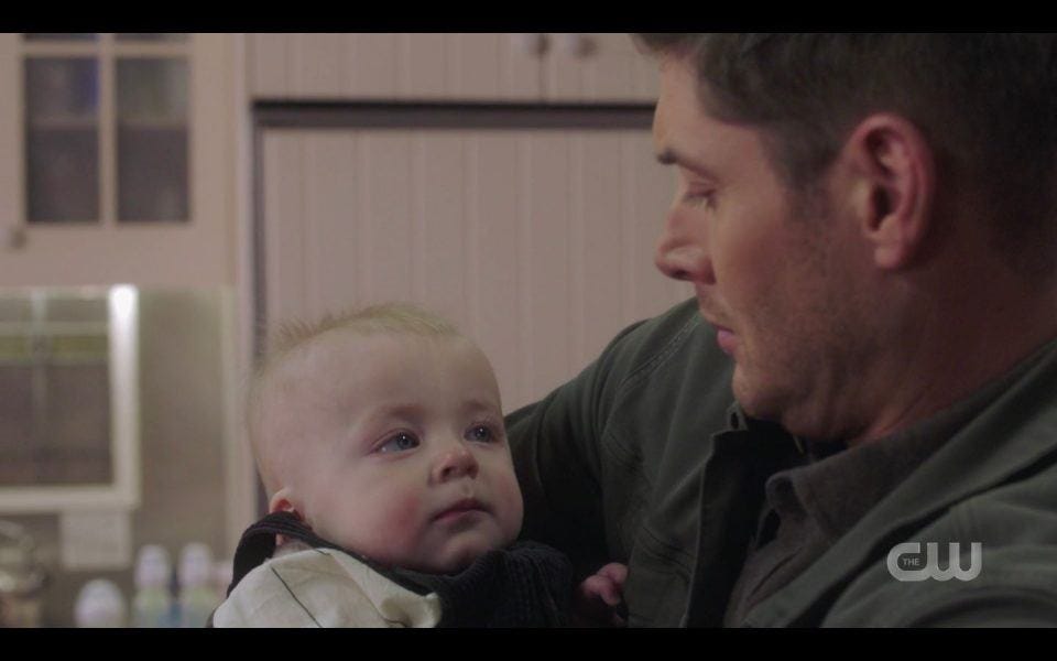 Dean Winchester thinking baby is like Castiel with star 1510 Dean Winchester thinking baby is like Castiel with star 1510