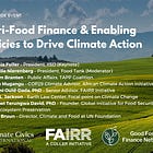 Agrifood Finance & Enabling Policies to Drive Climate Action