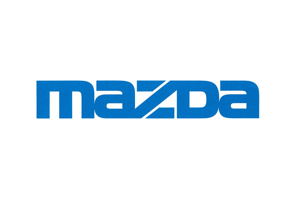 Mazda Logo, 1975 - by Richard Baird - Logo Histories