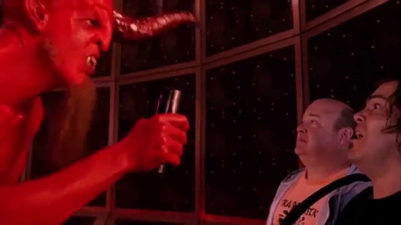 A song plays during the credits of The Pick of Destiny called "The Metal"  claiming no-one can destroy the metal. Tenacious D try to beat The Devil  with their rock. They failed. :