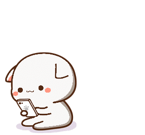Peach Goma hugging cutely 