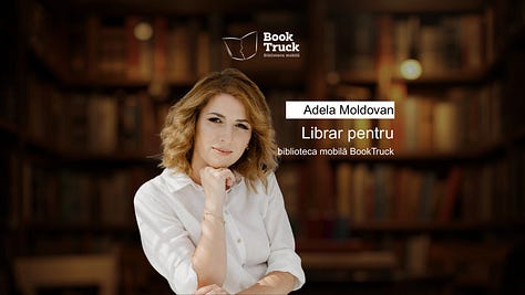 Librar pentru BookTruck la librăria Bookstory