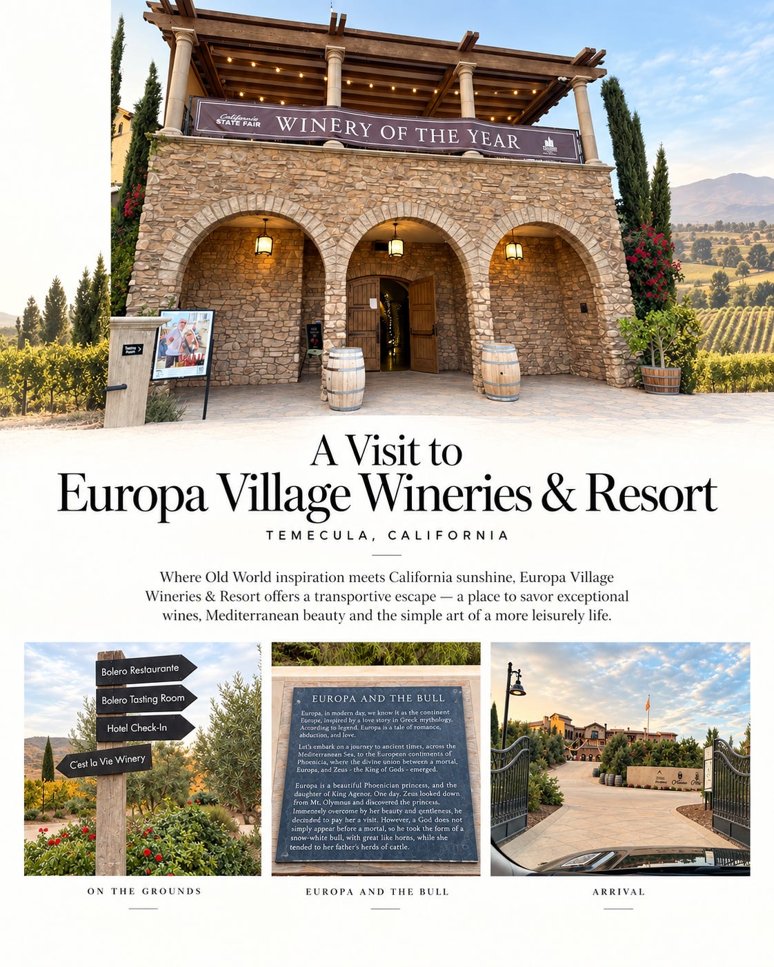 The Temecula Winery That Made Me Forget I Was in California