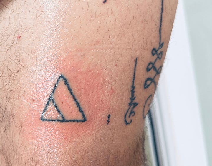 hand poke tattoo, Vietnam, Lunar New Years