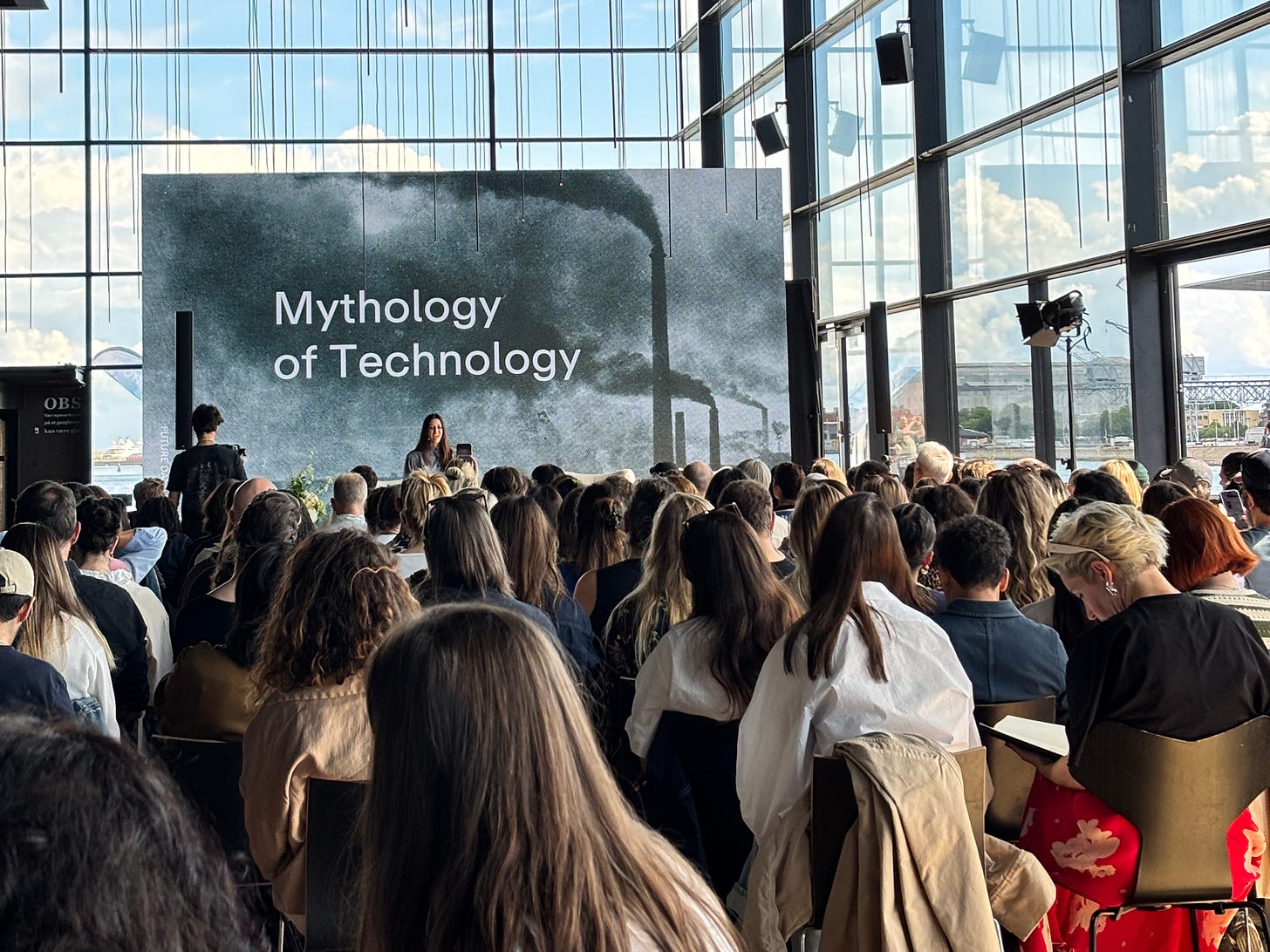 Julia Watson on stage at Future Days