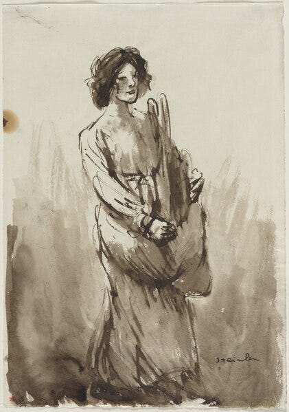 File:Théophile Alexandre Steinlen - The Bread Carrier - 1926.288 - Cleveland Museum of Art.tif