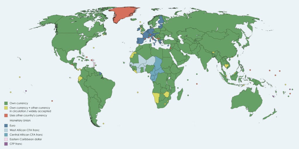 Which Nations Don’t Use Their Own Currencies?