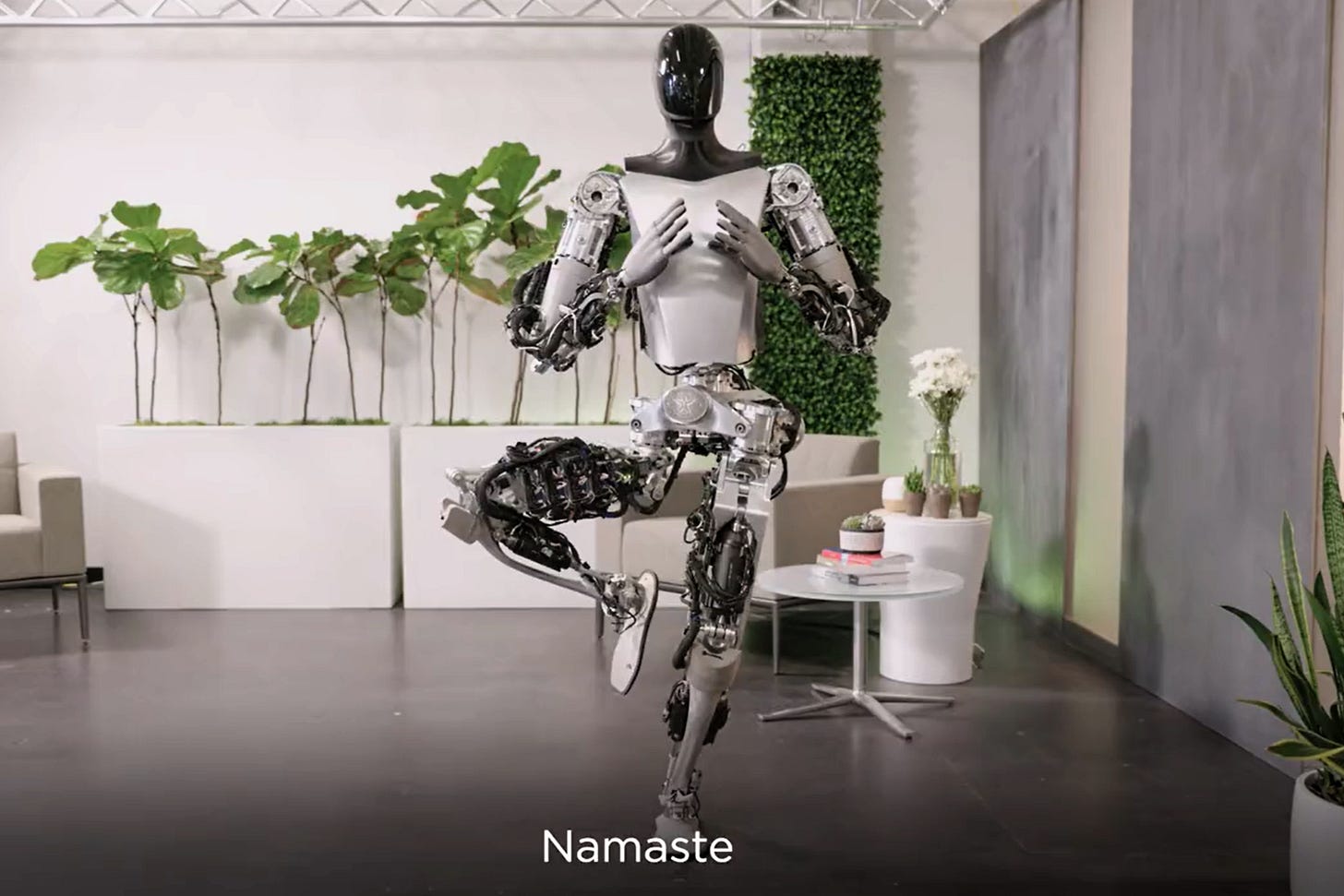 Tesla reveals optimus robot practising yoga | The Independent Tesla reveals optimus robot practising yoga | The Independent