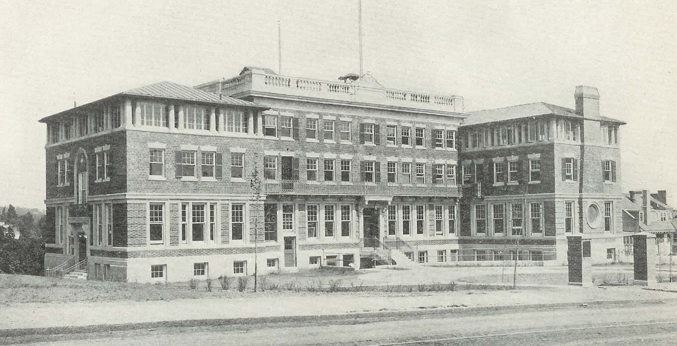 Large, imposing Georgian-style building that served as an orphanage. Large, imposing Georgian-style building that served as an orphanage.
