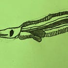 Tickling eels in the creek