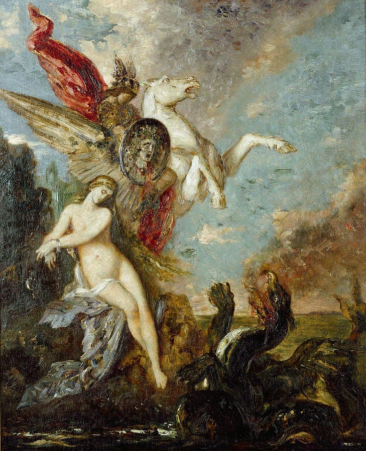 Perseus and Andromeda #2 by Gustave Moreau Perseus and Andromeda #2 by Gustave Moreau