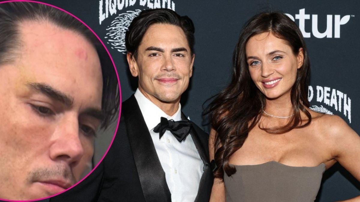 Composite photo of Tom Sandoval and Victoria Lee Robinson Composite photo of Tom Sandoval and Victoria Lee Robinson