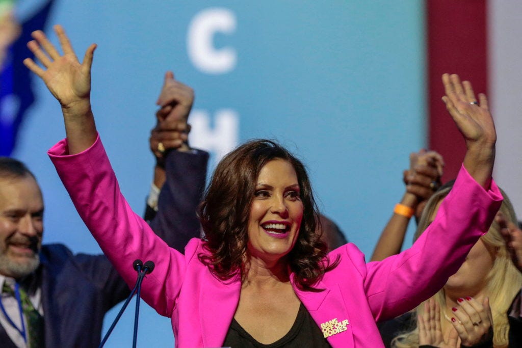 Michigan Gov. Whitmer sworn in for 2nd term as Democrats retake control | PBS NewsHour Michigan Gov. Whitmer sworn in for 2nd term as Democrats retake control | PBS NewsHour
