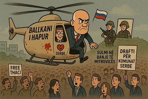 Deklaratat dhe qëndrimi politik i Kryeministrit të Shqipërisë, Edi Rama, mbi Kosovën, drejtësinë dhe Tribunalin e Hagës, kanë nxitur kritika të ashpra dhe portretizime satirike.