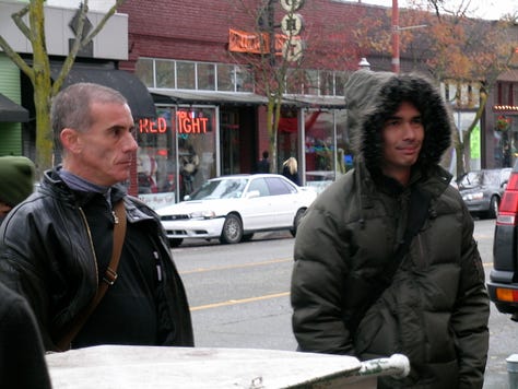 Jonathon Trent, Derek Magyar & Darryl Stephens shooting in Seattle (Images via Q. Allan Brocka)