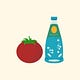 Tomato & Sparkling Water