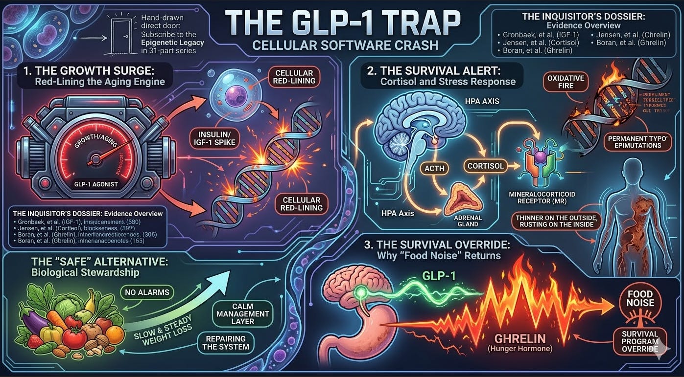glp 1 and cortisol Epimutations: Why a GLP-1 'Hunger Hack' Crashes Your Software