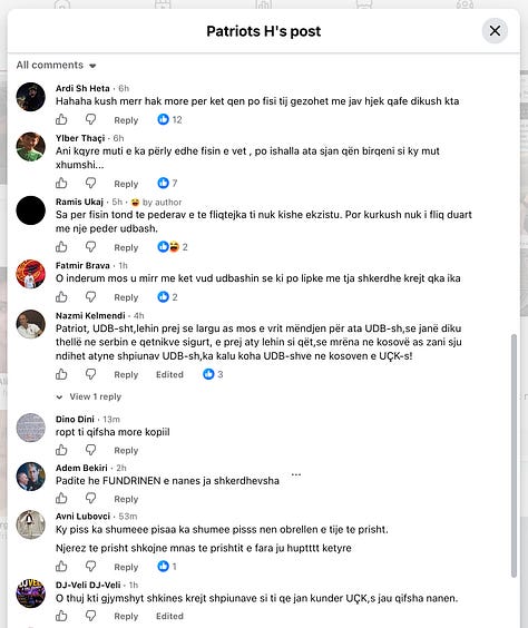 Nxitja e urrejtjes ndaj Vudi Xhymshitit nga 'Patriots H Ibrahimi'