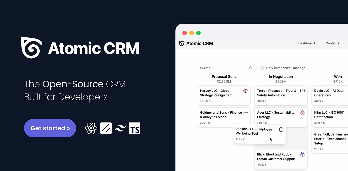 Atomic CRM: The Open-Source CRM Toolkit for Developers