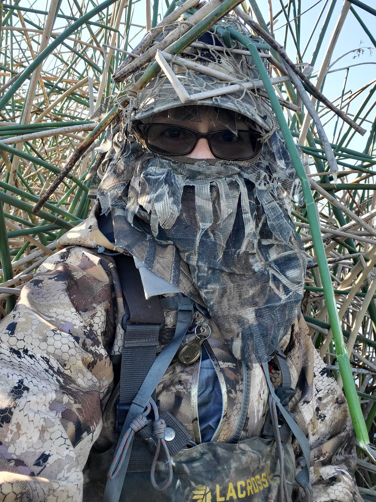 Woman in camo Woman in camo