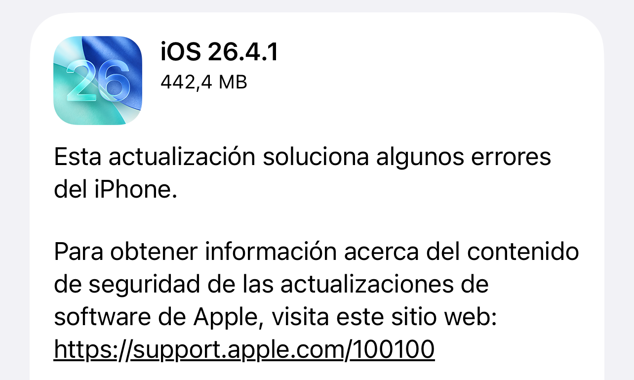 iOS 26.4.1