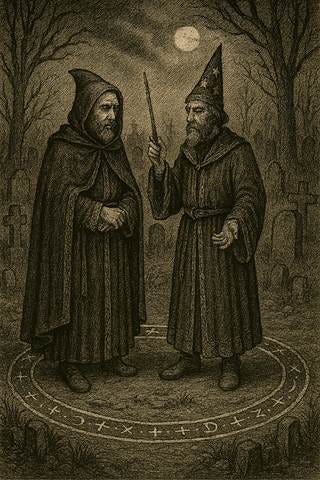 A group of men wearing robes

AI-generated content may be incorrect.