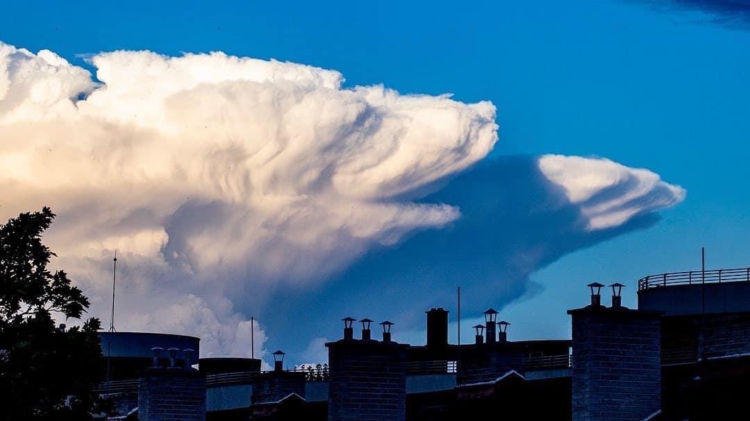 The clouds look like a bear here : r/pics