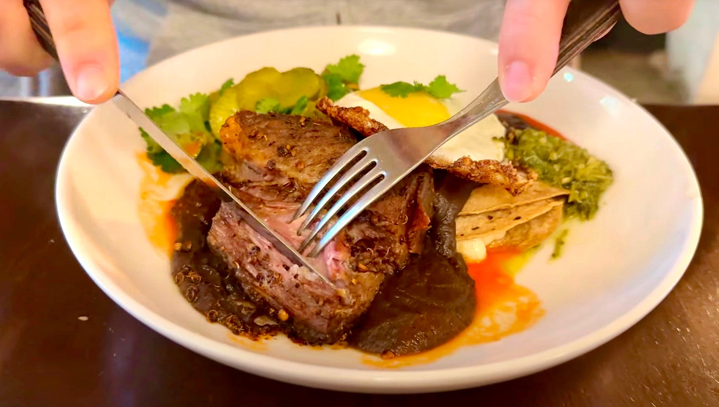 Brisket for breakfast at Little Collins, Amsterdam