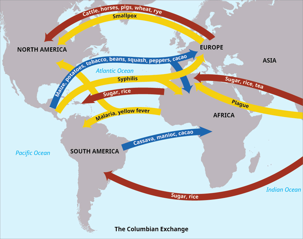 A map of the world with arrows AI-generated content may be incorrect.