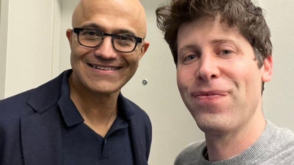 Satya Nadella and Sam Altman (2/6/23)