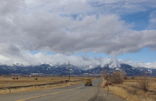 Blue Mountains Near Baker City, Oregon Blue Mountains Near Baker City, Oregon