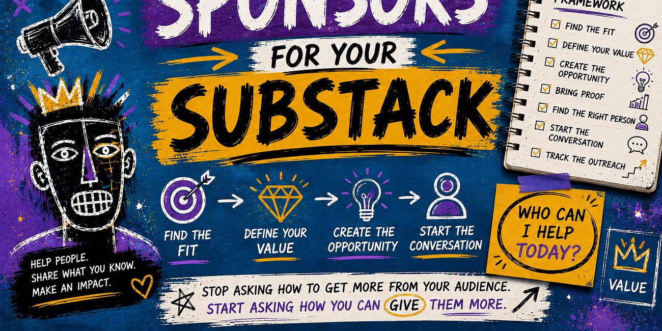 How To Pitch Sponsors For Your Substack