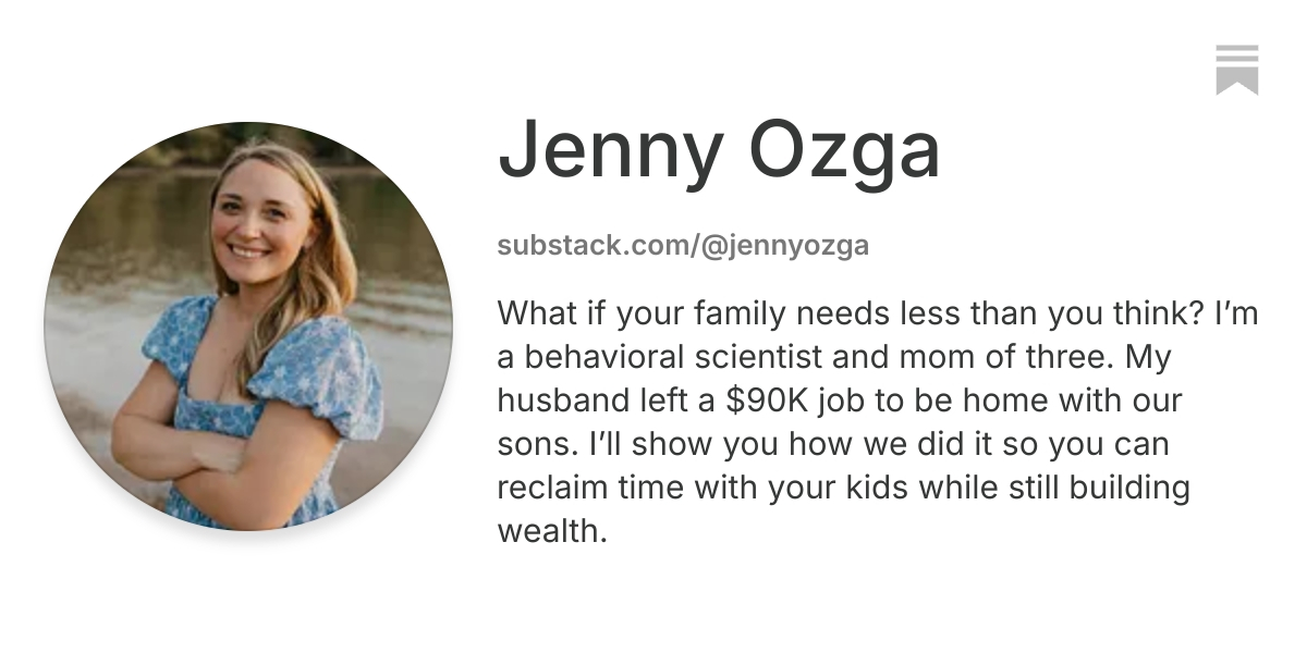 Jenny | Everyday Rich | Substack